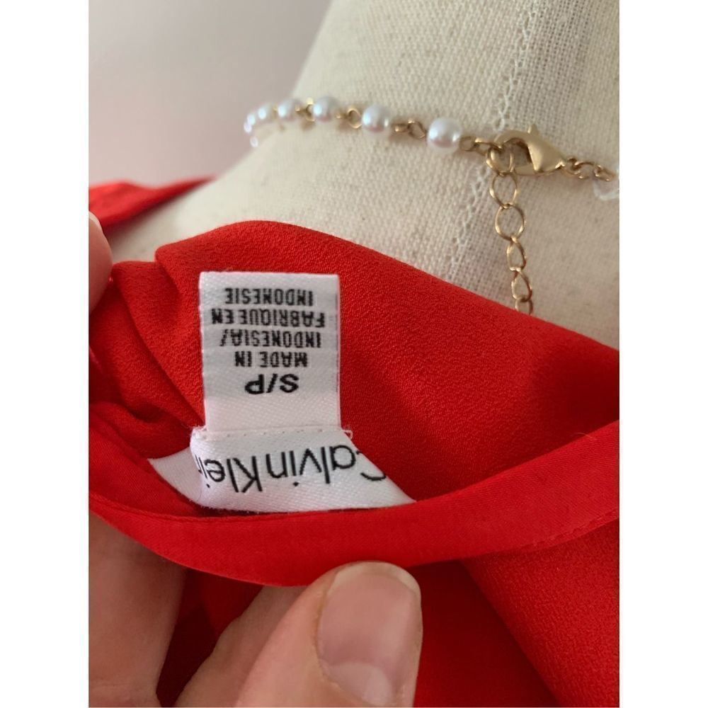 Calvin Klein red shirt size s/p - Picture 6 of 6